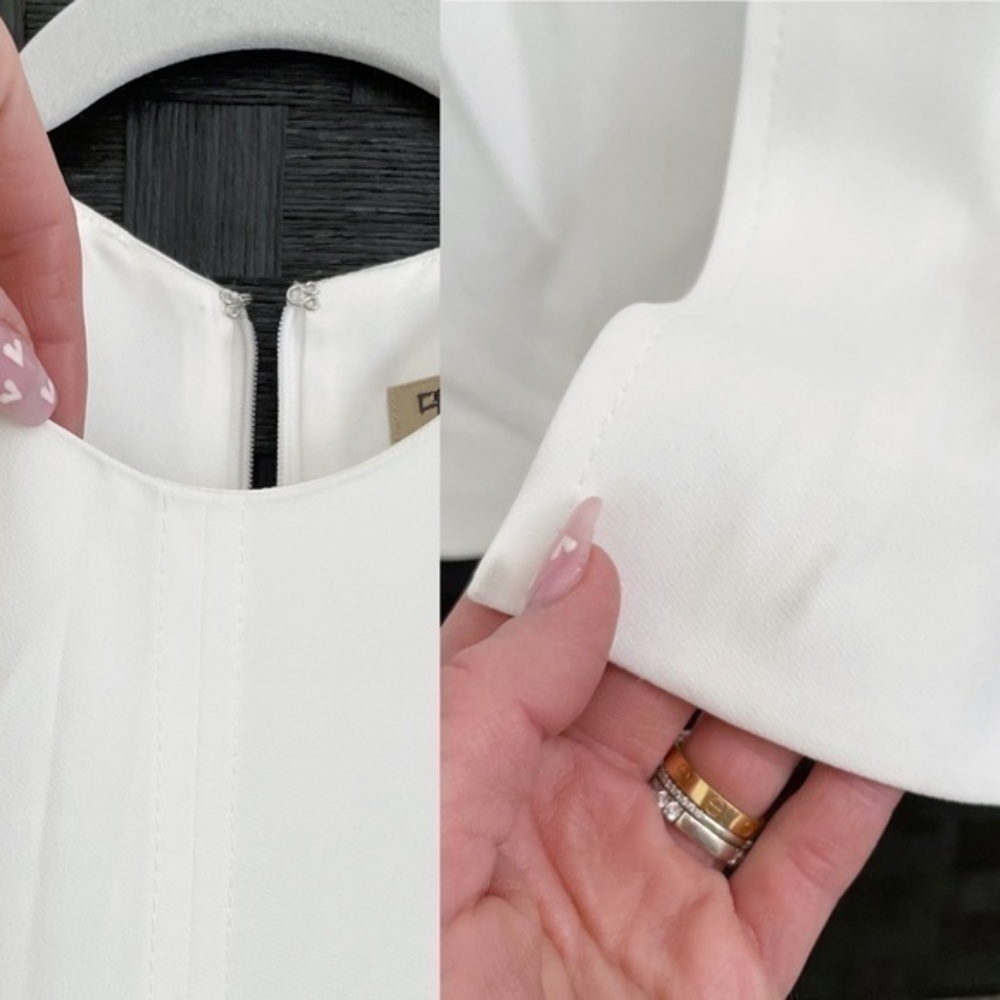 BURBERRY Collectors Runway White Stripe Midi Dress - Picture 15 of 16